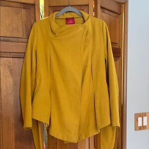 Milano Mustard Cape Jacket